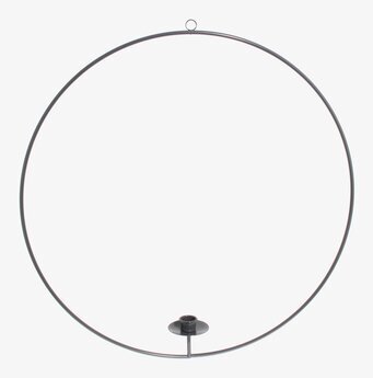 Bild av modern och minimalistisk ljusring i grått