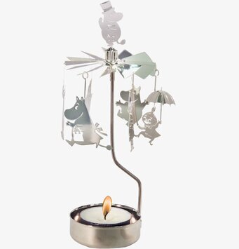 Bild av förtrollande ljuslykta med Mumin-design