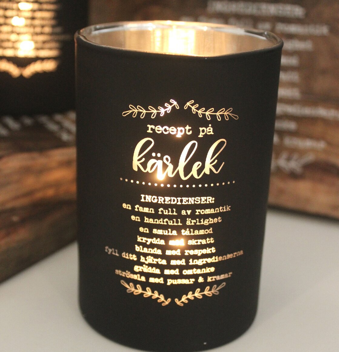 Kärlek - Majas Cottage, stilren lykta från Majas Cottage