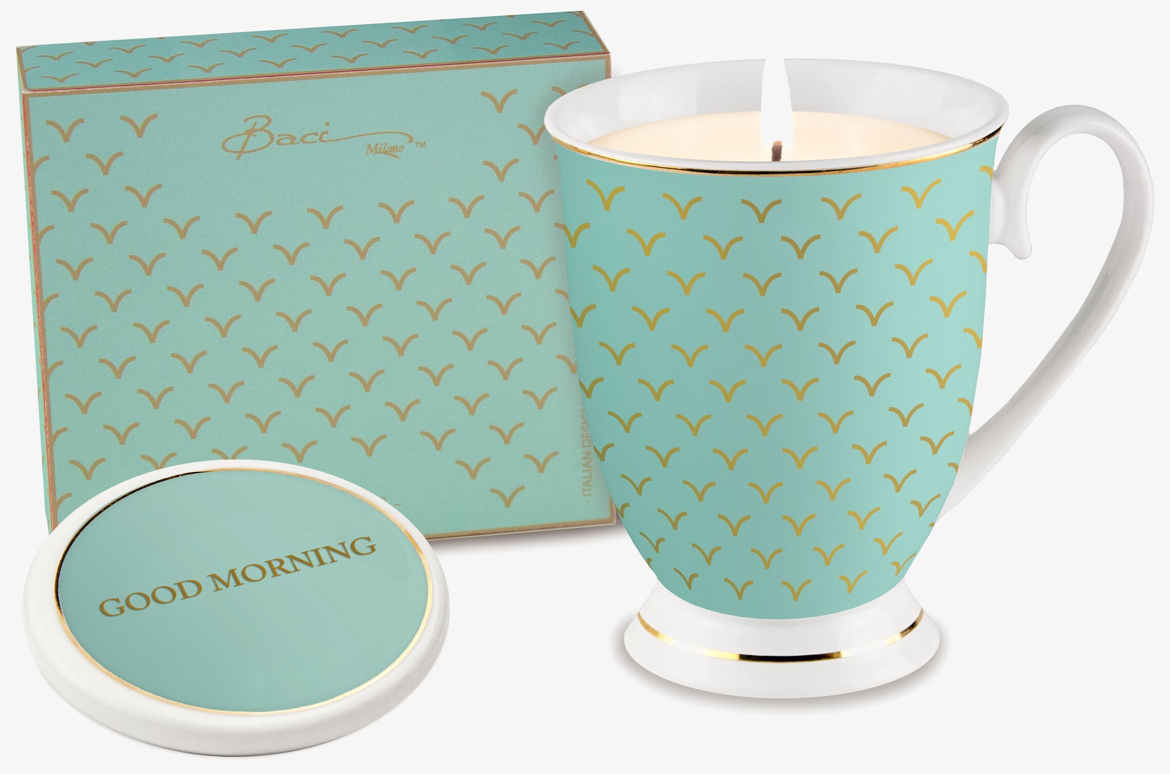 Doftljus - Good Morning från BOXinBAG i turkos keramik