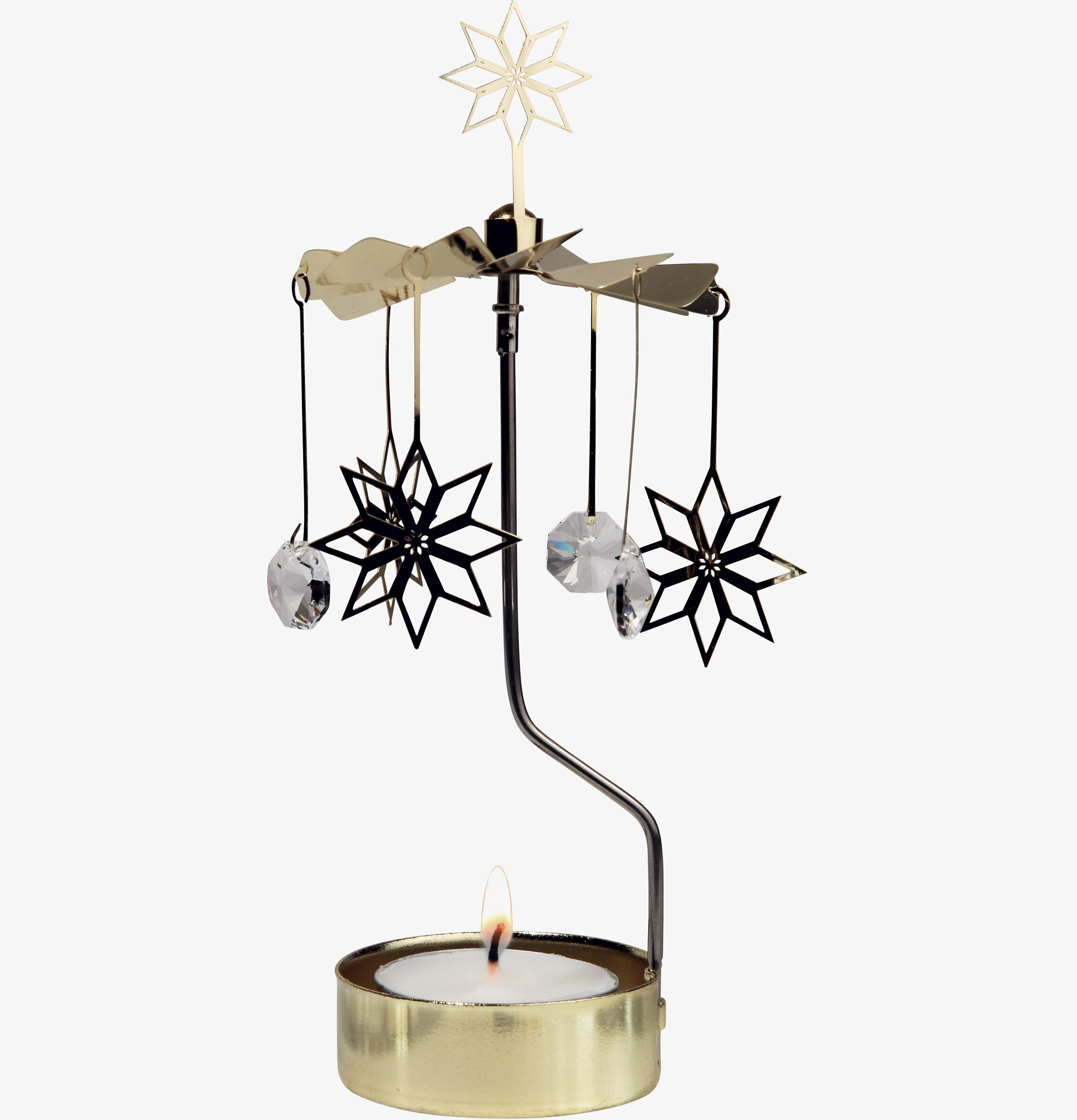 Änglaspel Etno Kristall från Pluto Produkter med värmeljus