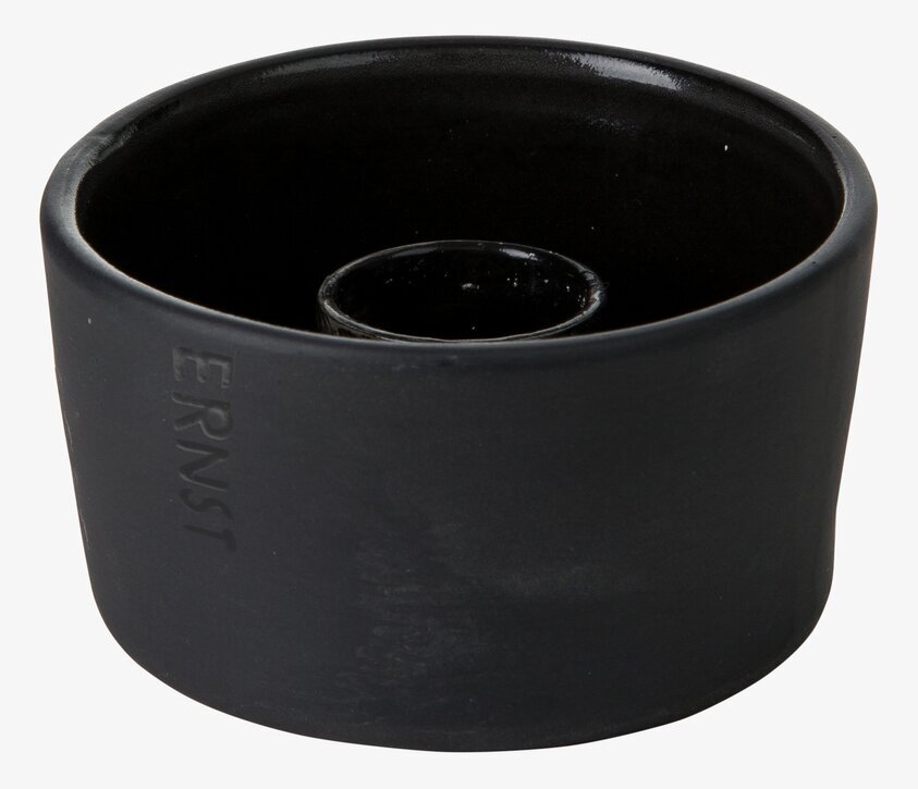 Ljusskål Kronljus Mörkgrå från Ernst med elegant design