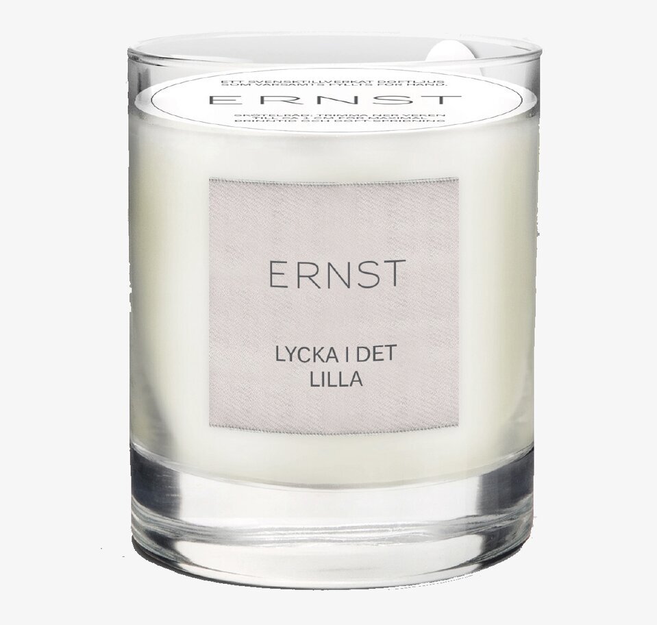 Doftljus - Lycka I Det Lilla från Ernst i glasbehållare