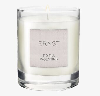 Doftljus - Tid Till Ingenting från Ernst i transparent glas
