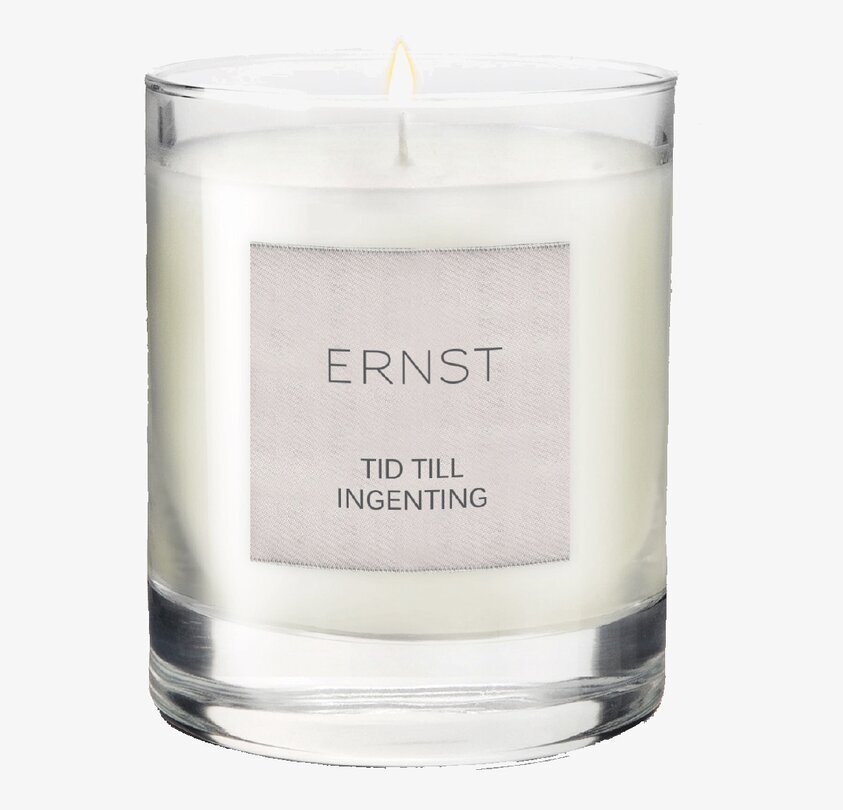 Doftljus - Tid Till Ingenting från Ernst i transparent glas