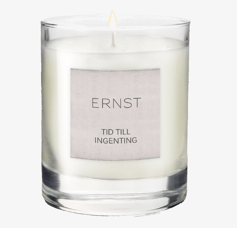 Doftljus - Tid Till Ingenting från Ernst i transparent glas