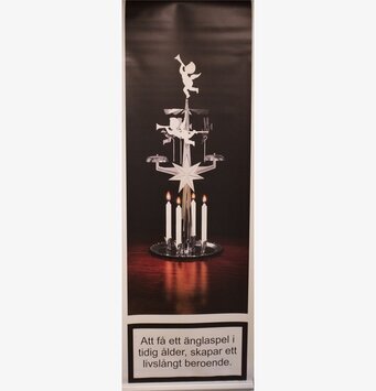 Foto av förtrollande änglaspel i stämningsfullt ljus