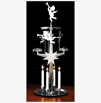 Bild av ett stämningsfullt och elegant änglaspel