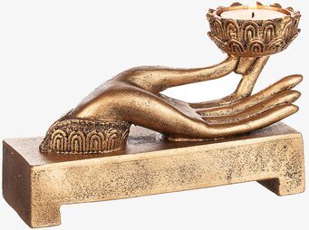 Ljushållare Hand Guld från Different Design i gyllene färg