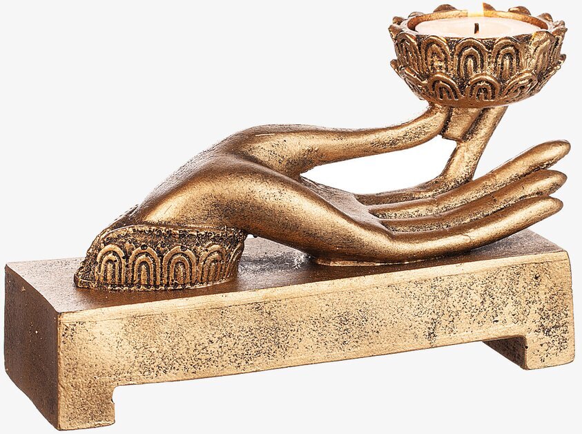 Ljushållare Hand Guld från Different Design i gyllene färg