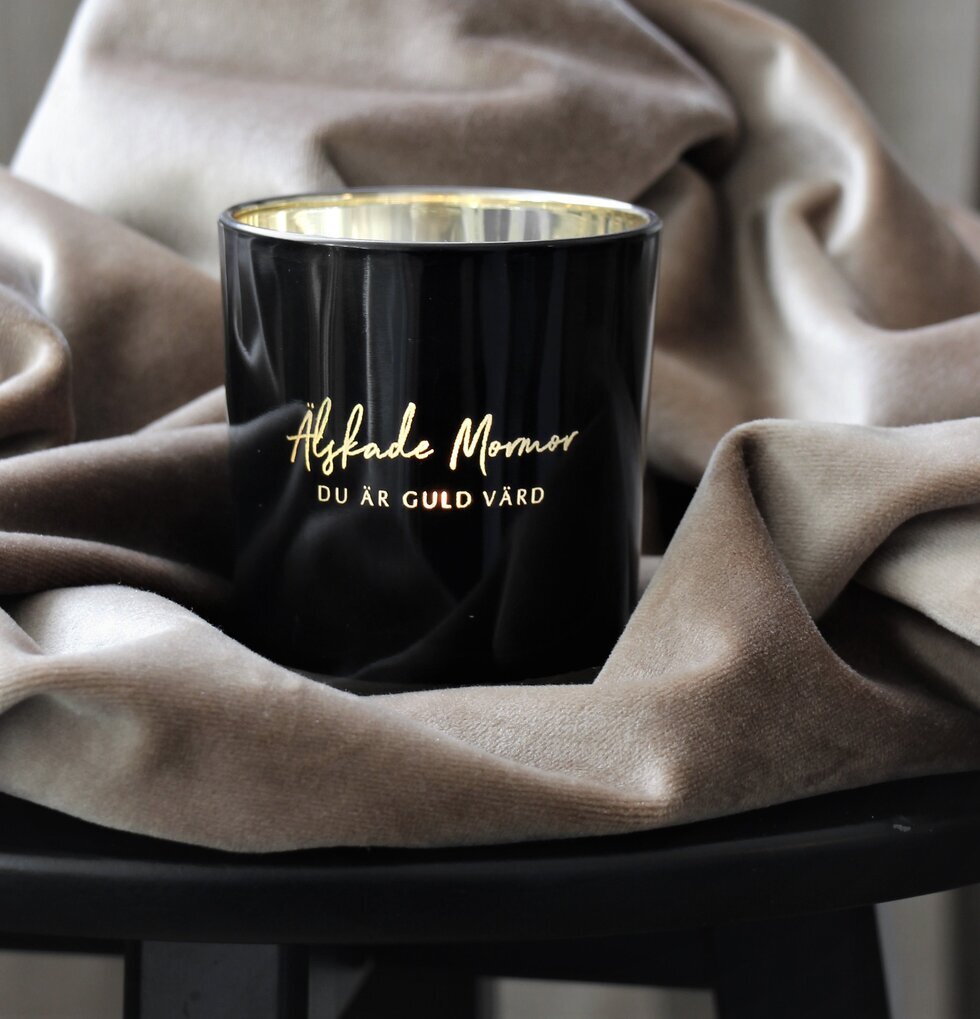 Ljuslykta Älskade Mormor - Majas Cottage, elegant design