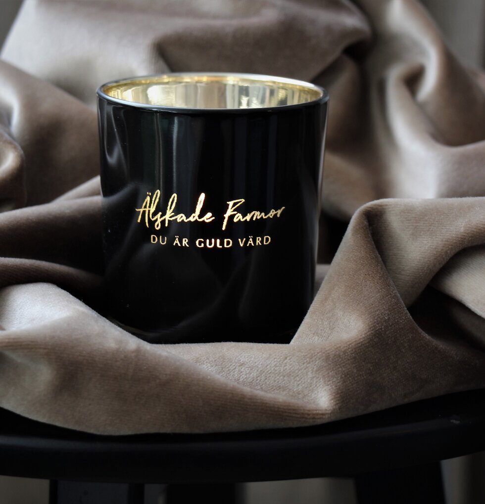 Ljuslykta Älskade Farmor - Majas Cottage, elegant och varm