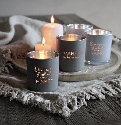 Ljuslykta Do More Of What Makes You Happy - Majas Cottage