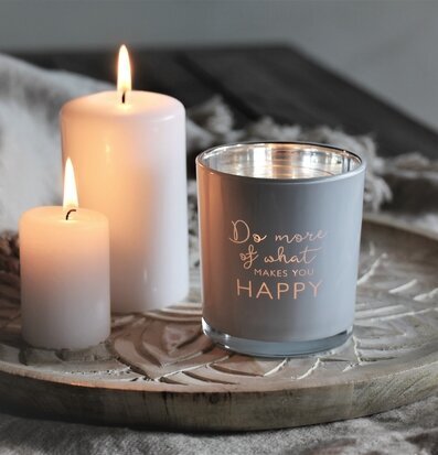 Ljuslykta Do More Of What Makes You Happy - Majas Cottage