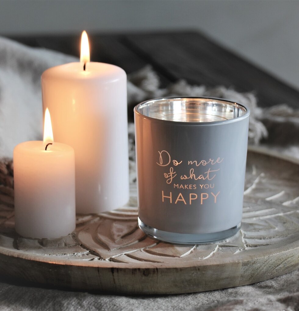 Ljuslykta Do More Of What Makes You Happy - Majas Cottage