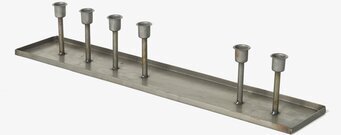 Bild av stilren och funktionell ljusstake med sex ljus