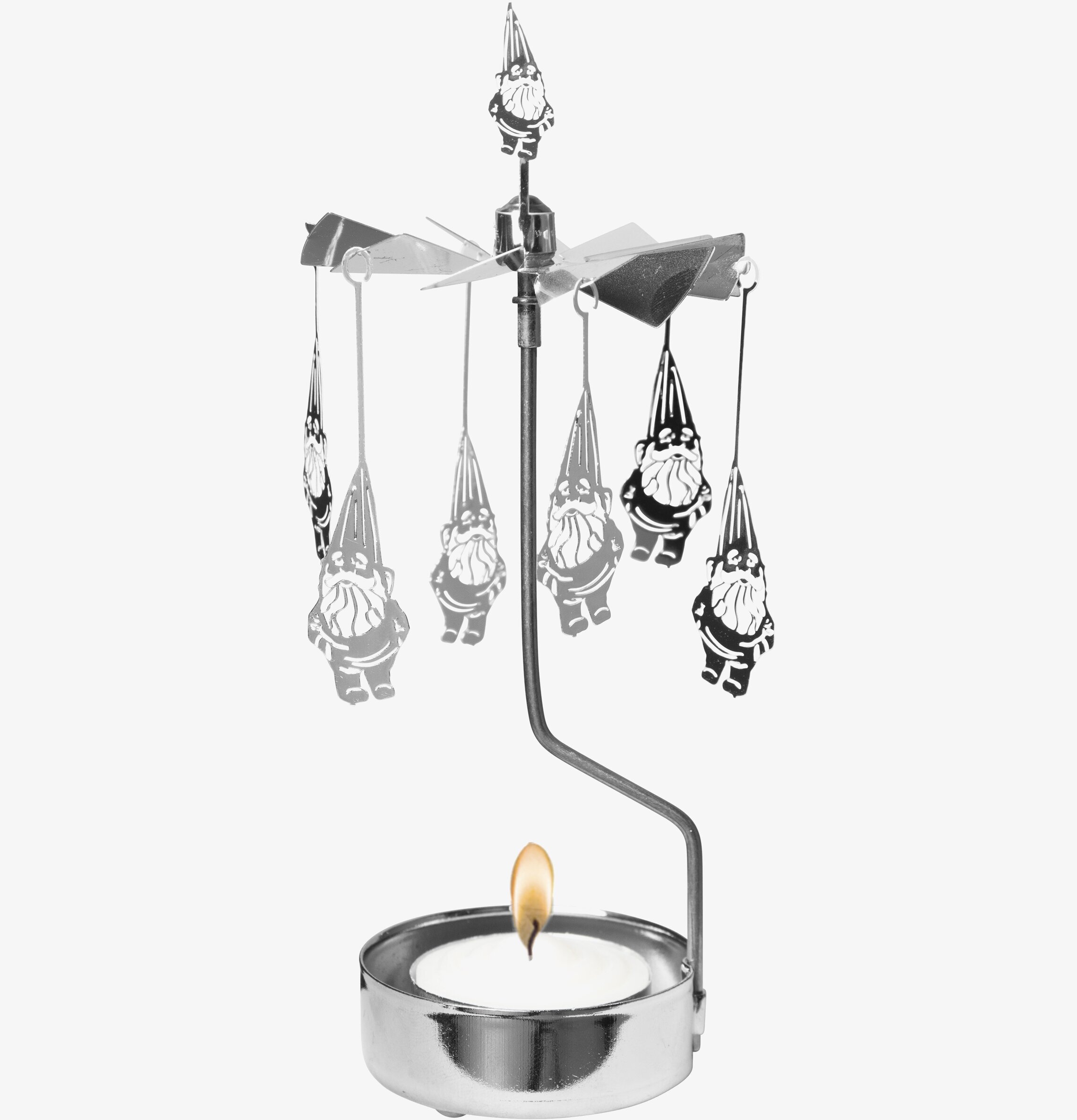 Änglaspel Trädgårdstomte från Pluto Produkter i silver