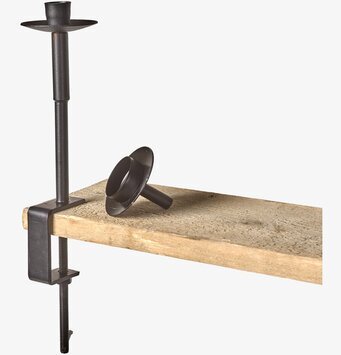 Bild: Unik ljusstake med industriell och rustik stil