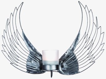 Ljushållare Vingar Smide Different Design Lyktor Endless Light Ljuslyktor
