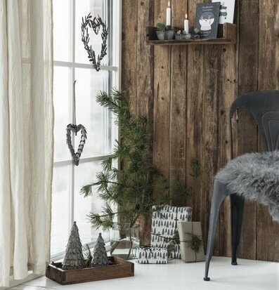 Bild av rustik och inbjudande vinterinredning