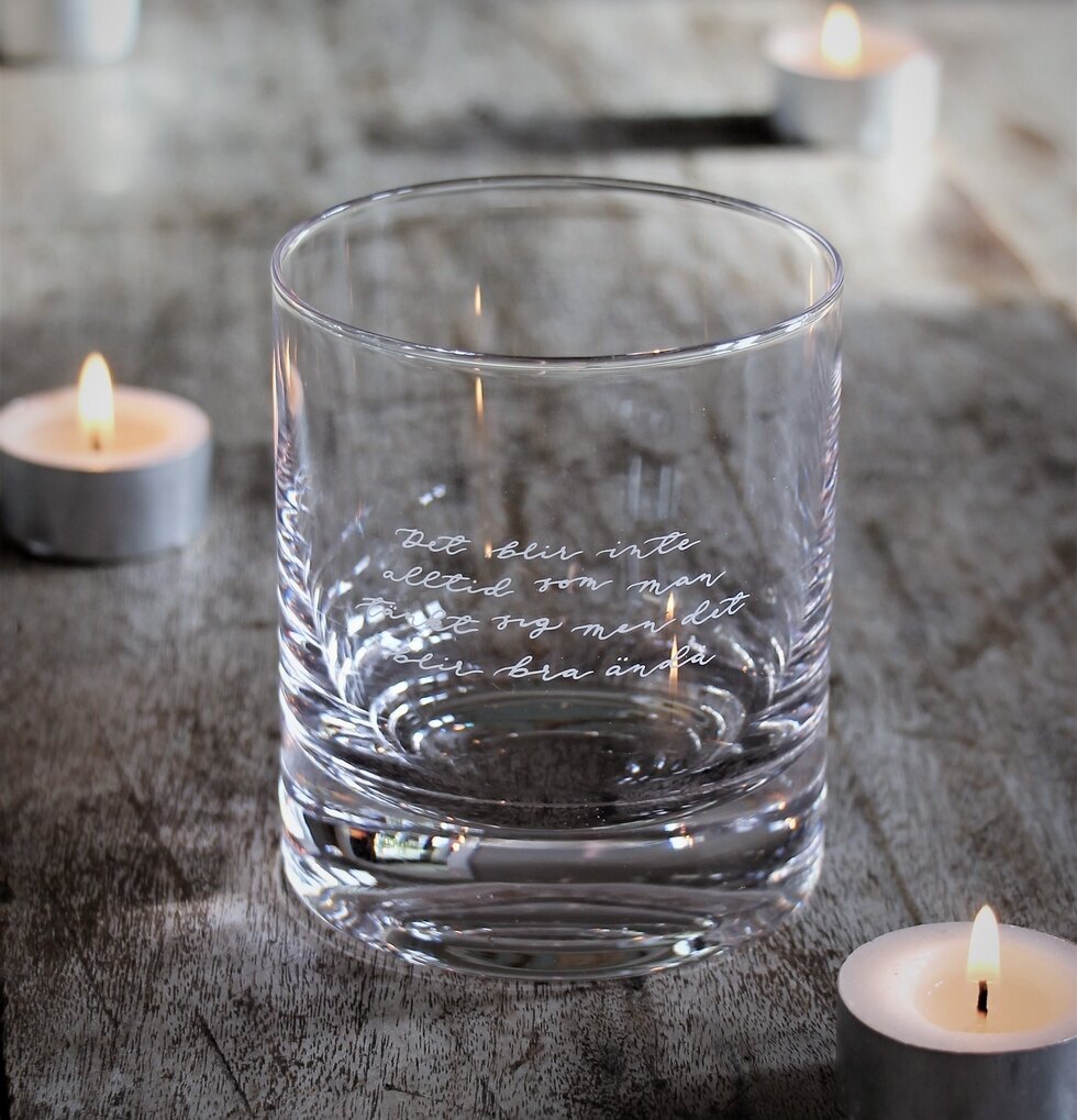 Ljuslykta - Det Blir Inte Alltid Som Man Tänkt Sig från Majas Cottage