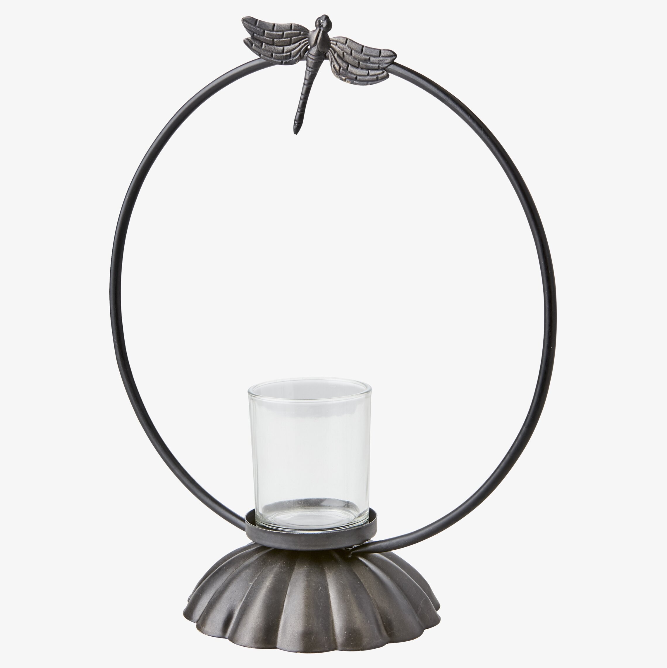 Bild av stilfull värmeljushållare med trollslända