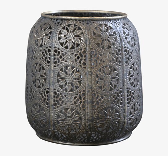 Ljuslykta Hurricane Antique Bronze från Chic Antique