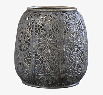 Ljuslykta Hurricane Antique Bronze från Chic Antique