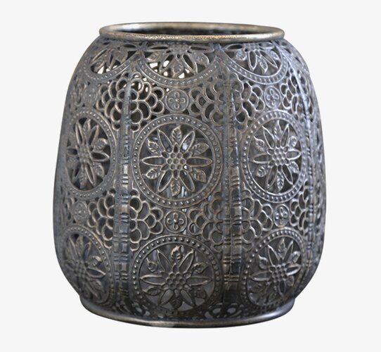 Ljuslykta Hurricane Antique Bronze från Chic Antique