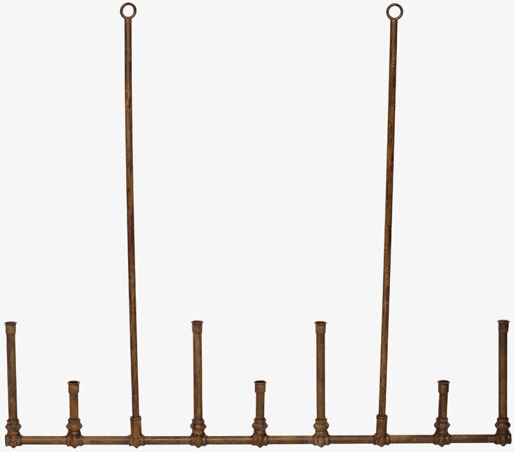 Bild av unik industriell takkrona med antik finish