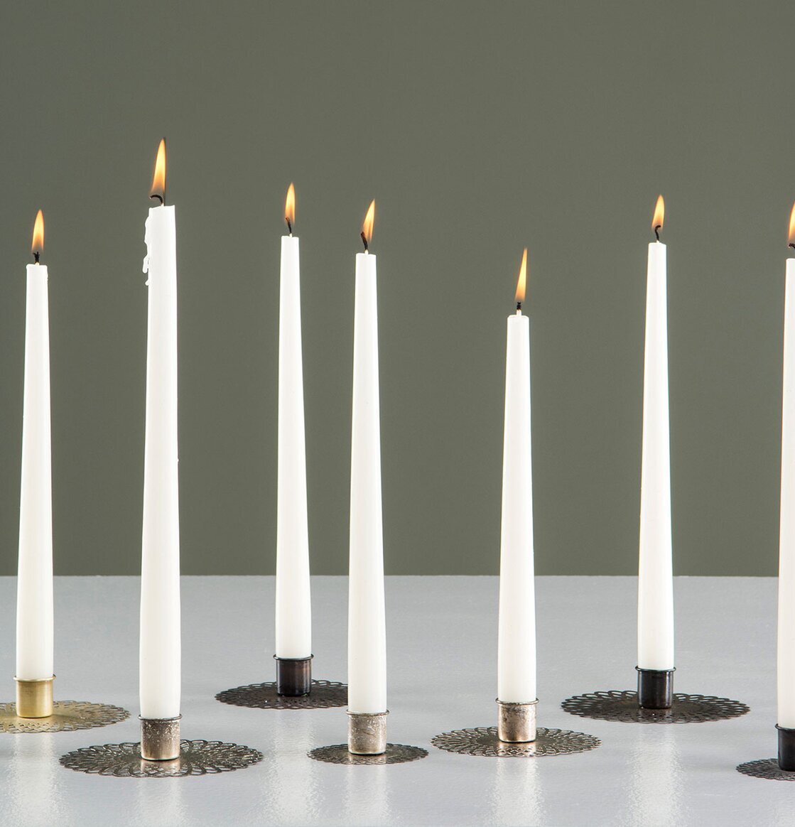 Ljushållare Doris Emalj Vit från A Lot Decoration i rad