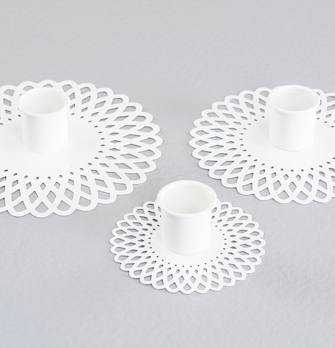 Ljushållare Doris Emalj Vit från A Lot Decoration