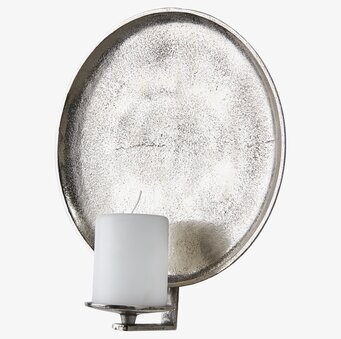 Bild av elegant väggljushållare med nickel finish