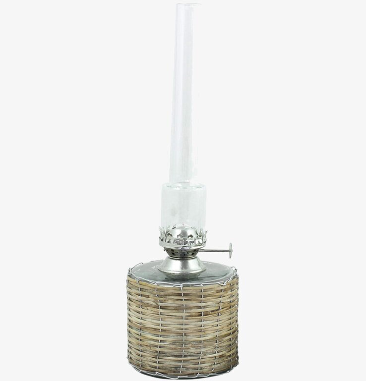 Bild av fotogenlampa med modern och traditionell design