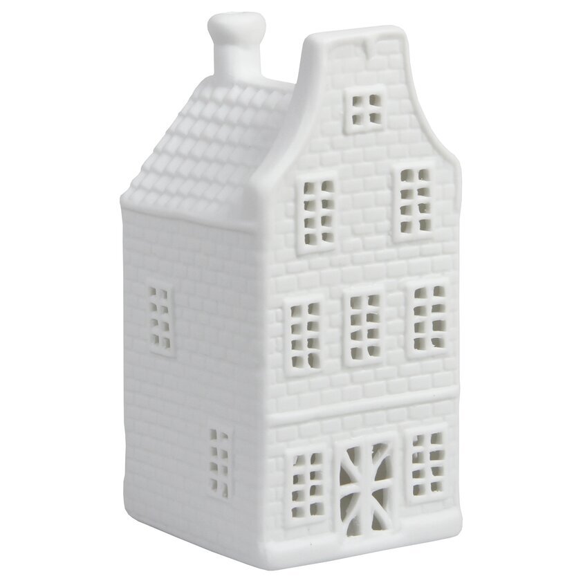 Ljuslykta Canal House #1 från K Amsterdam i vit keramik