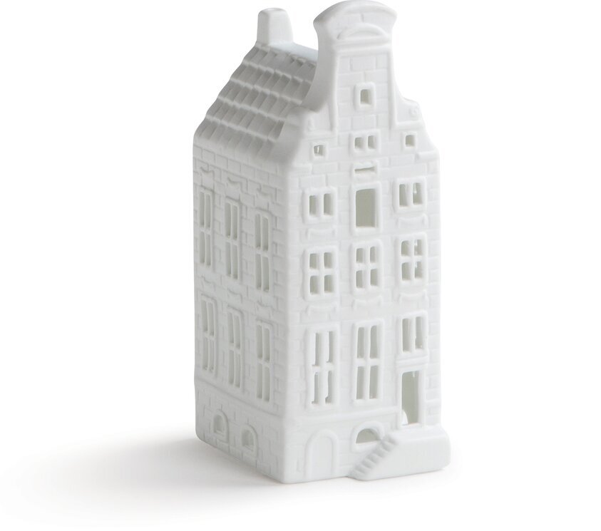 Ljuslykta Canal House #25 från K Amsterdam i vit keramik