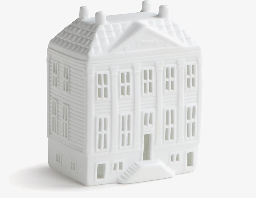 Ljuslykta Mansion Large från K Amsterdam i vitt porslin