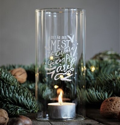 Ljuslykta - Det är den mest underbara tiden på året från Majas Cottage