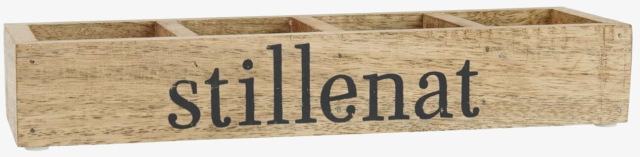 Trälåda Stillenat från IB Laursen med fyra praktiska fack