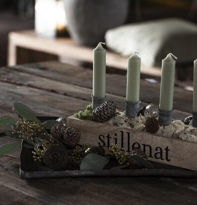 Bild av harmoniskt ljusarrangemang med naturtema