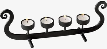 Foto av ljusstake inspirerad av nordisk design