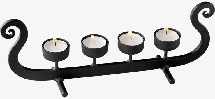 Foto av ljusstake inspirerad av nordisk design