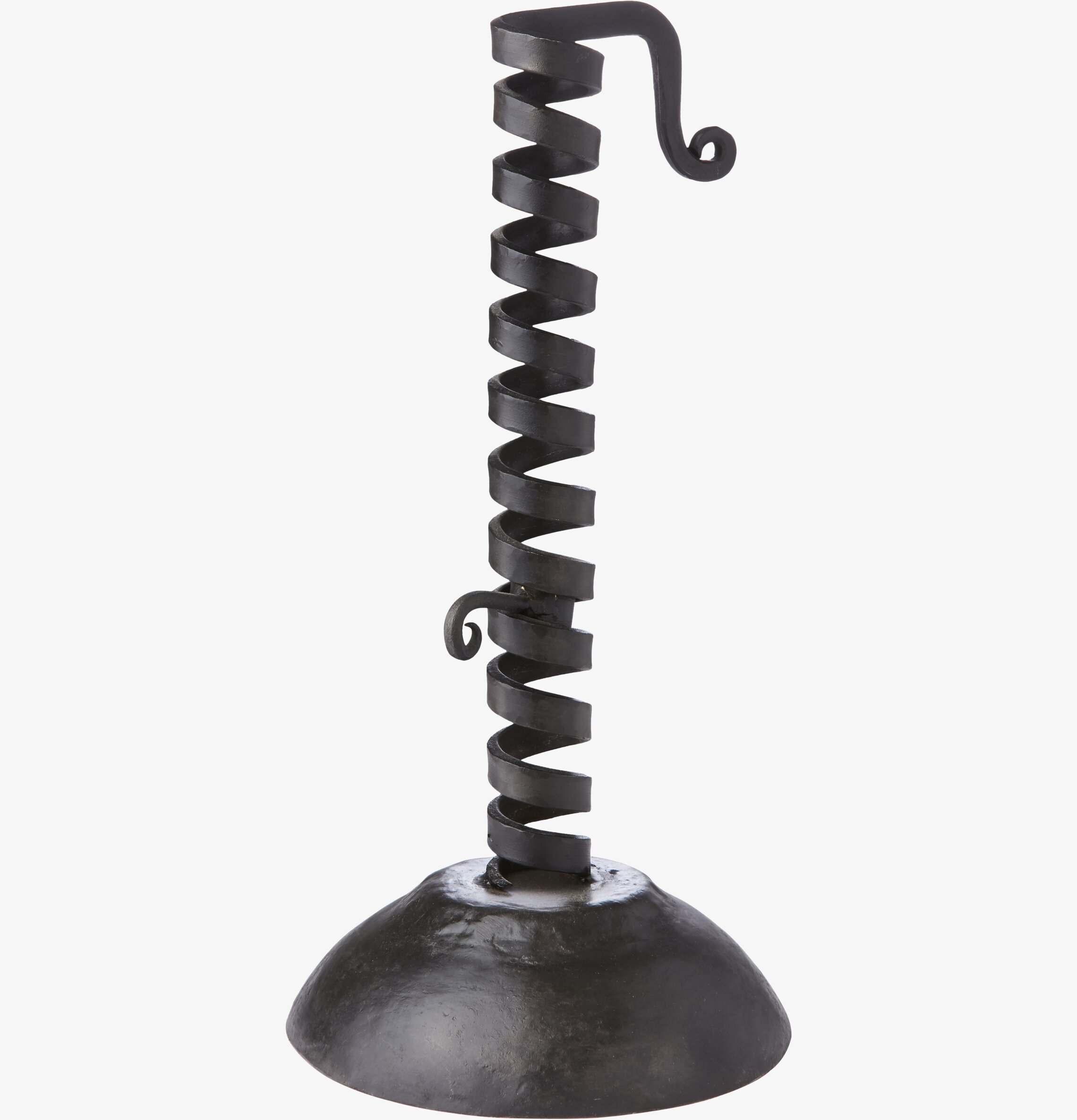 Foto av spiralformad ljusstake med industriell stil