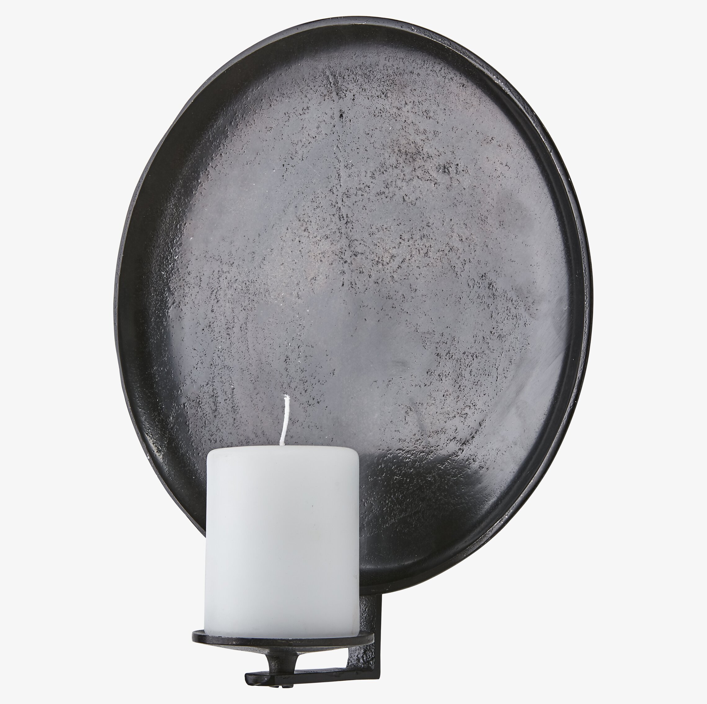 Bild av stilfull väggljushållare i mörkbrun design