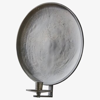 Bild av mörkbrun väggljushållare med vintage-känsla