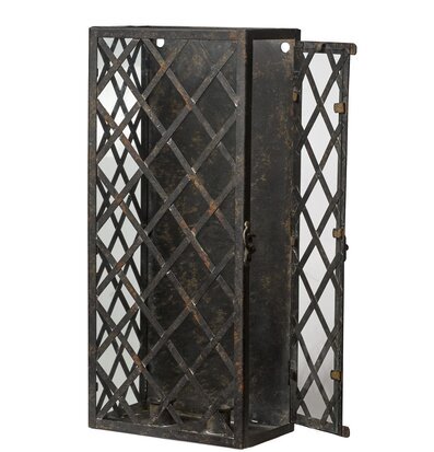 Bild av dekorativ väggljusstake i industriell stil