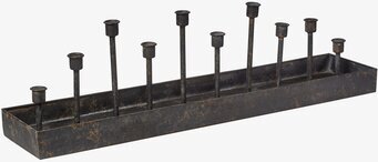 Bild av robust bordsljusstake i industriell stil