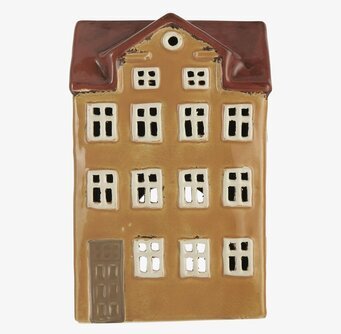 Ljuslykta Nyhavn Red Roof från IB Laursen med röd tak