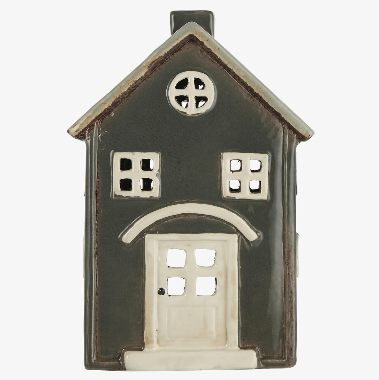 Ljuslykta Nyhavn Beige Roof från IB Laursen i keramik