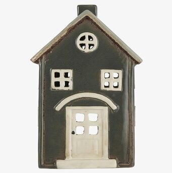 Ljuslykta Nyhavn Beige Roof från IB Laursen i keramik